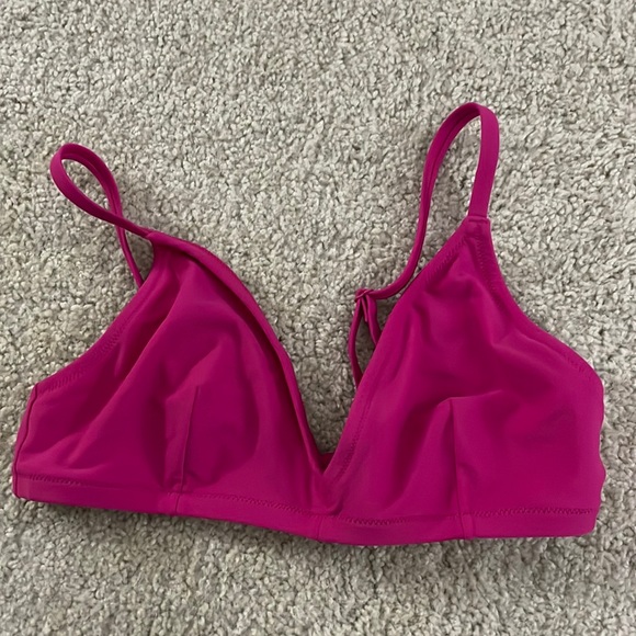 J. Crew Other - JCrew French Bikini Top. Fuschia. Medium